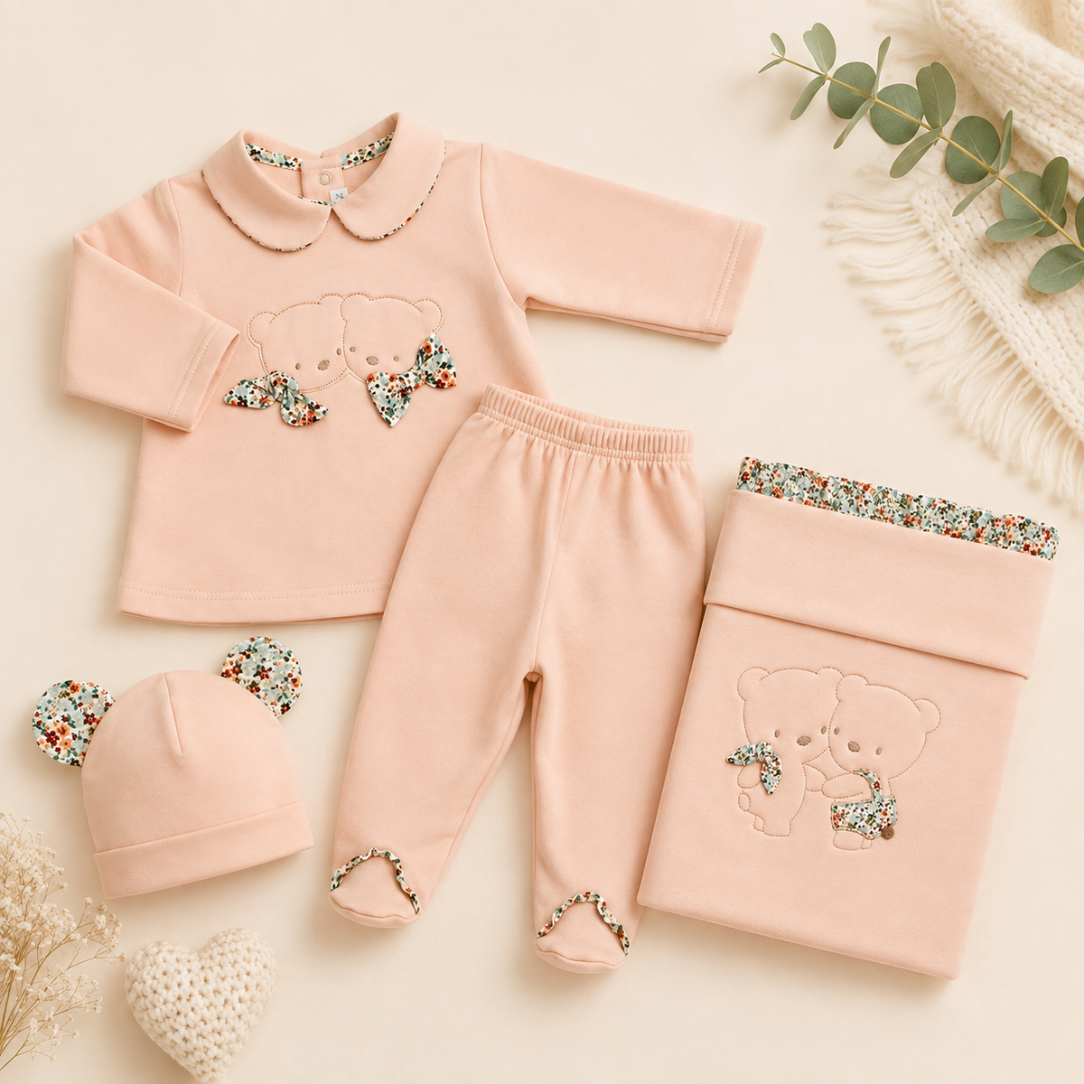 Set Nascita “Piccoli Orsetti” – Rosa